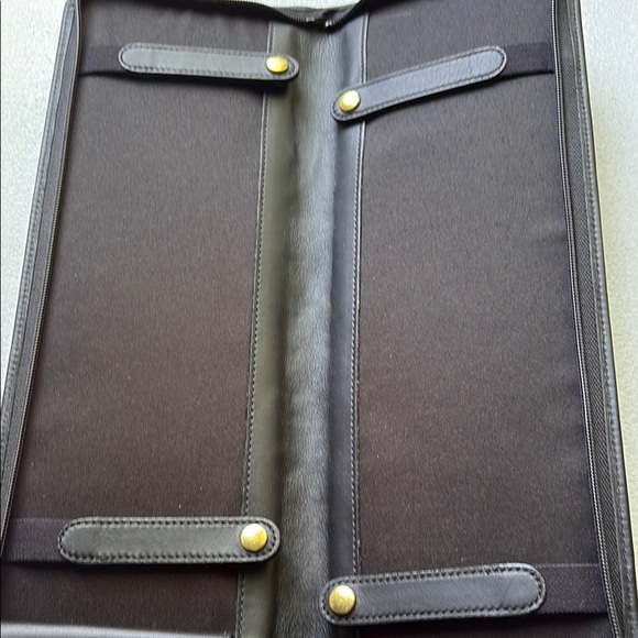 Coach Vintage Black Leather Travel Tie Case - Picture 6 of 7